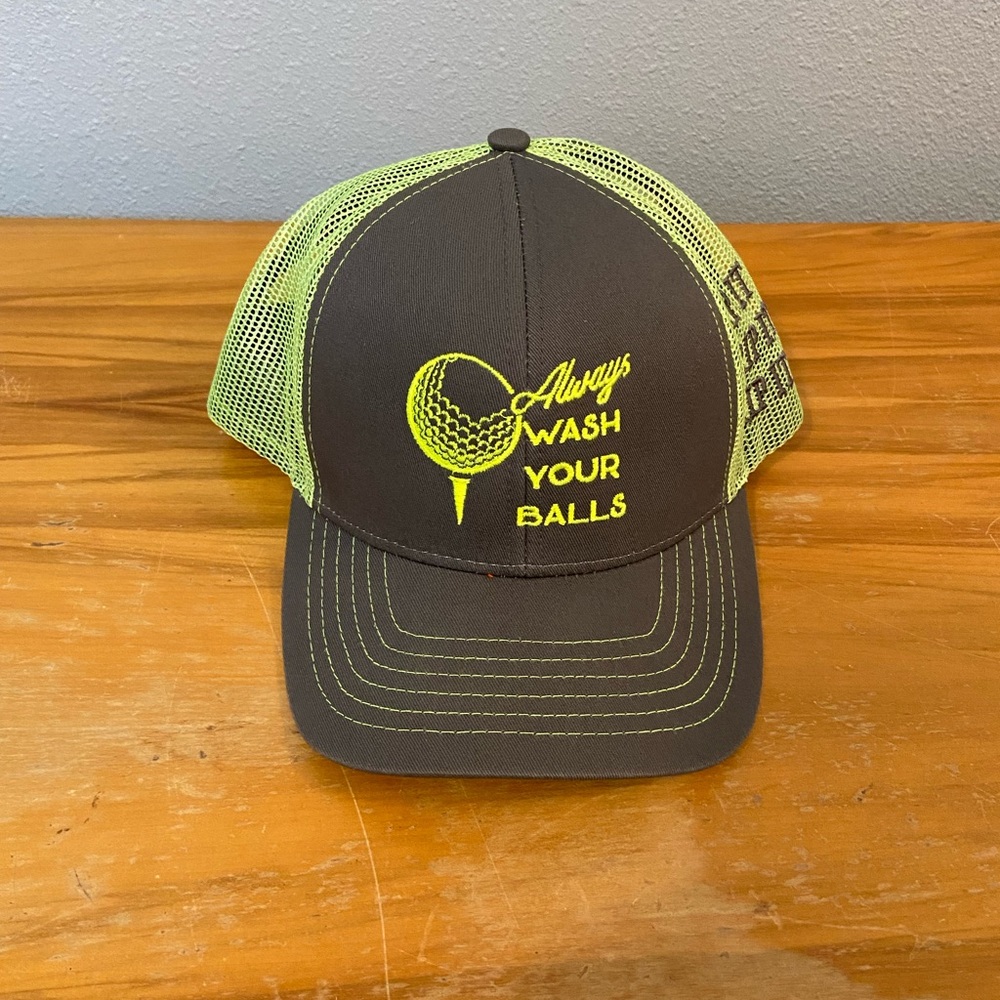 Golf Trucker Hat. Green.